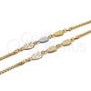 Oro Laminado Fancy Bracelet, Gold Filled Style Owl Design, Polished, Tricolor, 03.63.1892.1.08 (04 MM for wholesale, additional product view 7