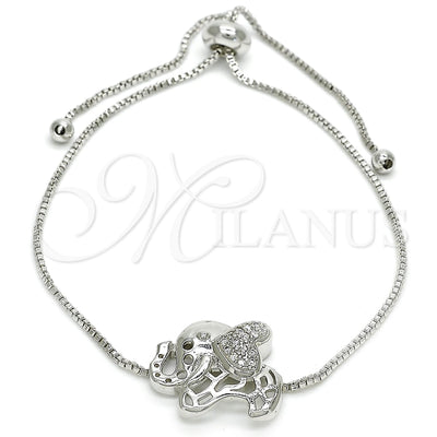 White Gold Filled Rhodium Gold-Filled Bracelet 03.155.0042.1.11 for wholesale, main product view