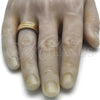 Stainless Steel Multi Stone Ring, with White Cubic Zirconia, Polished, Golden Finish, 01.328.0001.1.12 (Size 12)