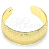 Oro Laminado Individual Bangle, Gold Filled Style Greek Key Design, Polished, Golden Finish, 07.329.0001 (Thickness, One size fits all)
