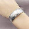 Rhodium Gold Filled Individual Bangle, Greek Key Design, Polished, Rhodium Finish, 07.329.0001.1 (Thickness, One size fits all)