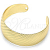 Oro Laminado Individual Bangle, Gold Filled Style Polished, Golden Finish, 07.329.0003 (18 MM Thickness, One size fits all)