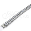White Gold Filled Bracelet — Tennis Bracelet with White Cubic Zirconia Polished 03. — alternate product view — SKU 121487 | Oro Laminado Blanco brazalete — Tennis Bracelet with blanco Cubic Zirconia pulido 03. — SKU 121487