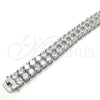 White Gold Filled Bracelet — Tennis Bracelet with White Cubic Zirconia Polished 03. — alternate product view — SKU 121489 | Oro Laminado Blanco brazalete — Tennis Bracelet with blanco Cubic Zirconia pulido 03. — SKU 121489