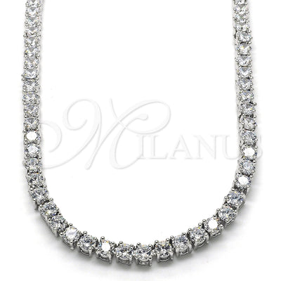 Rhodium Gold-Filled Necklace 04.284.0006.1.24 for wholesale, main product view
