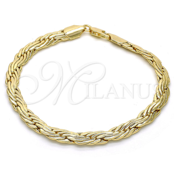 Gold Filled Bracelet — Basic Bracelet Polished 03. 05 MM Thickness 8 — main product view — SKU 121865 | Oro Laminado brazalete — básico Bracelet pulido 03. 05 MM Thickness 8 — SKU 121865