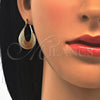 Oro Laminado Small Hoop, Gold Filled Style Twist Design, Polished, Golden Finish, 02.170.0239.25