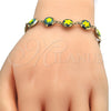Dorado Oro Laminado Pulsera, vista 3 de la galería del producto por Mayoreo, vista adicional 3 del producto