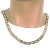 Oro Laminado Basic Necklace, Gold Filled Style Polished, Golden Finish, 04.197.0001.30 (09 MM Thickness, 30 Inches Length)