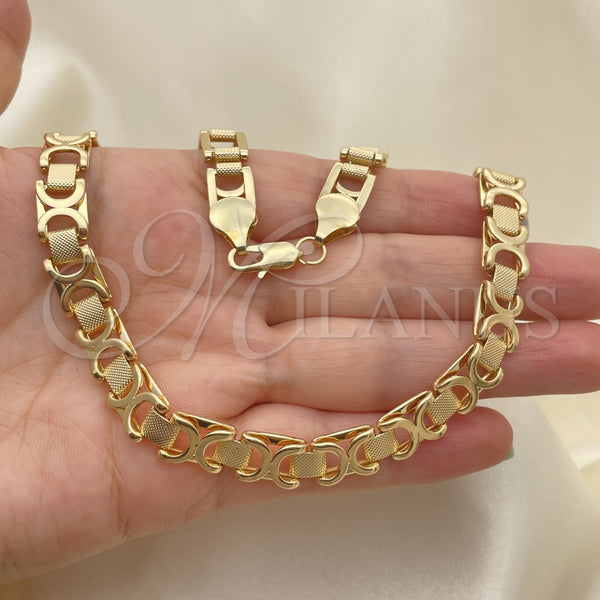 Gold Filled Necklace — Basic Necklace Polished 04. 09 MM Thickness 30 — alternate product view — SKU 122284 | Oro Laminado collar — básico Necklace pulido 04. 09 MM Thickness 30 — SKU 122284