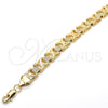 Oro Laminado Basic Necklace, Gold Filled Style Polished, Golden Finish, 04.197.0001.30 (09 MM Thickness, 30 Inches Length)