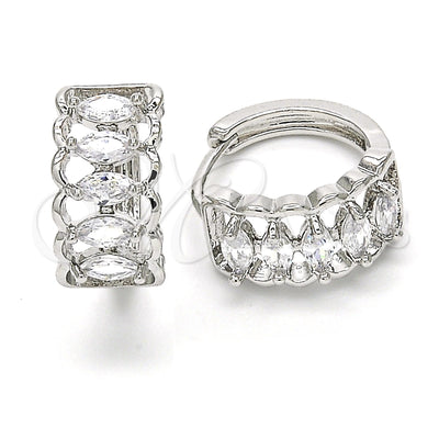 White Gold Filled Rhodium Gold-Filled Hoop Earrings 02.210.0142.1.15 for wholesale, main product view