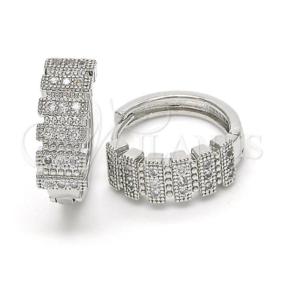 White Gold Filled Rhodium Gold-Filled Hoop Earrings 02.210.0150.1.20 for wholesale, main product view