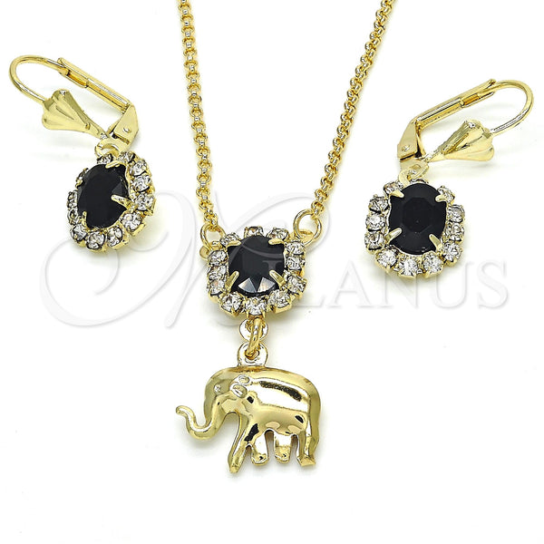 Gold Filled Ring — Earring and Pendant Adult Set Elephant Design with — main product view — SKU 122490 | Oro Laminado anillo — Earring and Pendant Adult Set Elephant diseño with — SKU 122490