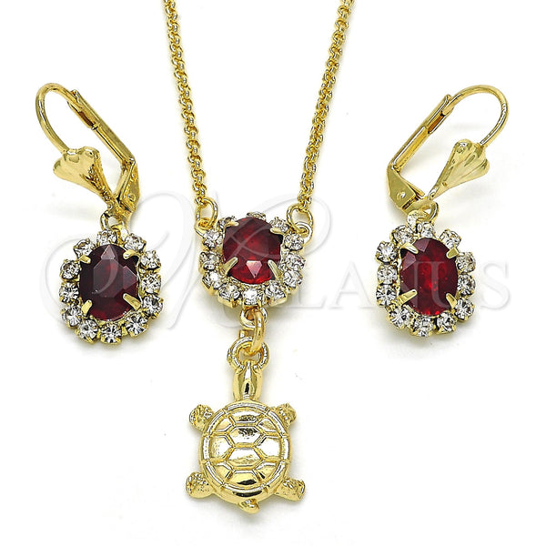 Gold Filled Ring — Earring and Pendant Adult Set Turtle Design with — main product view — SKU 122498 | Oro Laminado anillo — Earring and Pendant Adult Set Turtle diseño with — SKU 122498