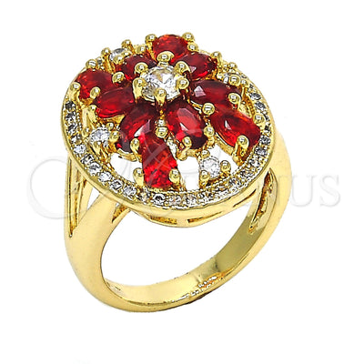 Gold Filled Gold-Filled Flower Ring 01.266.0025.2.09 for wholesale, main product view