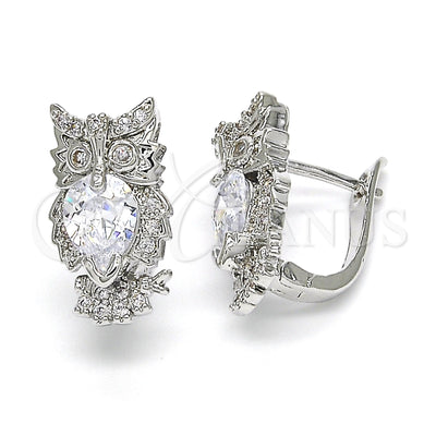 White Gold Filled Rhodium Gold-Filled Hoop Earrings 02.210.0158.4.15 for wholesale, main product view