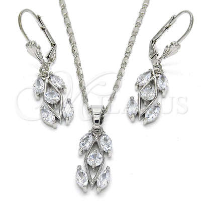 White Gold Filled Earring and Pendant Set 10.210.0067.5 for wholesale, main product view