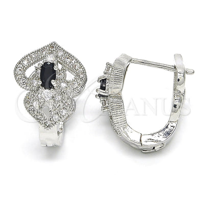 White Gold Filled Rhodium Gold-Filled Hoop Earrings 02.217.0095.6.15 for wholesale, main product view