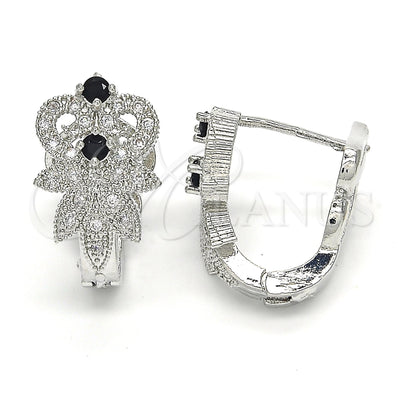 White Gold Filled Rhodium Gold-Filled Hoop Earrings 02.217.0093.6.15 for wholesale, main product view