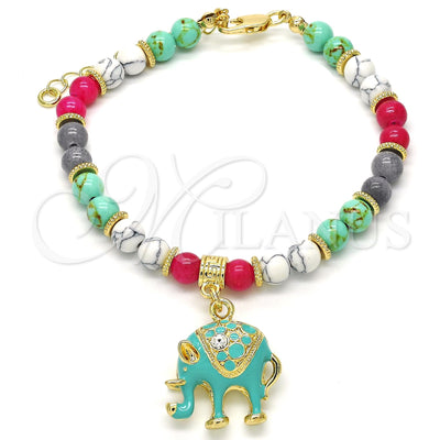 Gold Filled Gold-Filled Elephant Bracelet 03.63.1909.2.08 for wholesale, main product view