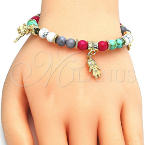 Gold Filled Bracelet — Charm Bracelet Little Boy and Little Girl Design — main product view — SKU 122730 | Oro Laminado brazalete — Charm Bracelet Little Boy and Little Girl diseño — SKU 122730