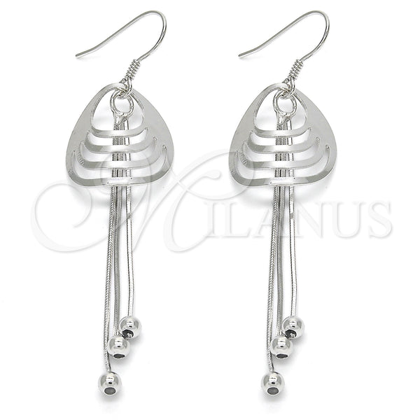 Sterling Silver Ring — Long Earring Polished 02. — main product view — SKU 122812 | Plata 925 anillo — Long Earring pulido 02. — SKU 122812