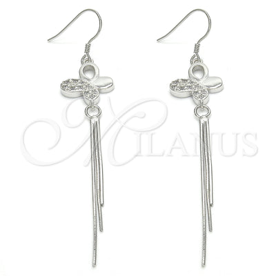 Sterling Silver Butterfly Earrings 02.183.0032 for wholesale, main product view
