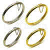 Oro Laminado Individual Bangle, Gold Filled Style Diamond Cutting Finish, Golden Finish, 07.168.0015.1.05 (Thickness, Size 5 (2.50 Diameter))