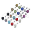 Sterling Silver Stud Earring, with Black Crystal, Polished, Rhodium Finish, 02.332.0042.3