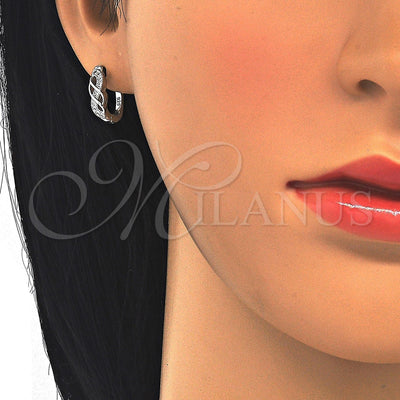 Sterling Silver Hoop Earrings 02.332.0003.12 for wholesale, main product view