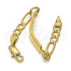 Oro Laminado ID Bracelet, Gold Filled Style Polished, Golden Finish, 03.334.0001.04 (04 MM Thickness, 4 Inches Length)