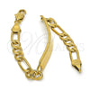 Oro Laminado ID Bracelet, Gold Filled Style Polished, Golden Finish, 03.334.0003.06 (05 MM Thickness, 6 Inches Length)