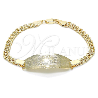 Gold Filled Gold-Filled Elephant Bracelet 03.63.1917.08 for wholesale, main product view