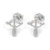 Plateada Plata Esterlina Aretes, vista 4 de la galería del producto de Plata 925 por Mayoreo, vista adicional 4 del producto