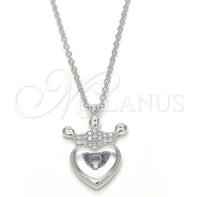 Sterling Silver Necklace 04.336.0010.16 for wholesale, main product view