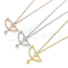 Sterling Silver Pendant Necklace, with White Cubic Zirconia, Polished, Rhodium Finish, 04.336.0059.16 (01 MM Thickness, 16 Inches Length)