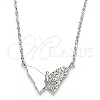 Sterling Silver Butterfly Necklace 04.336.0061.16 for wholesale, main product view