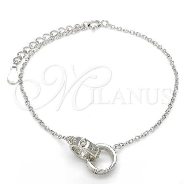 Plateada Plata Esterlina Pulsera, vista principal del producto de Plata 925 por Mayoreo, vista principal del producto