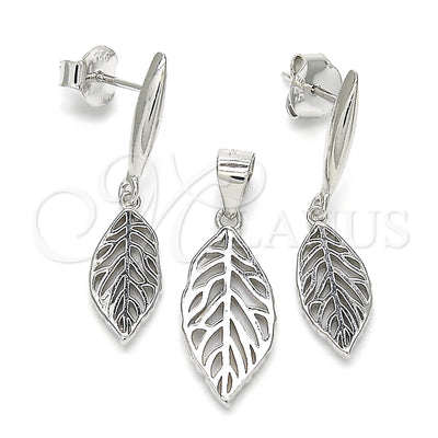 Juego de Aretes y Dije 10.337.0003 de Plata 925 por Mayoreo, vista principal del producto