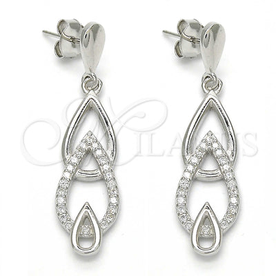 Sterling Silver Teardrop Earrings 02.337.0002 for wholesale, main product view