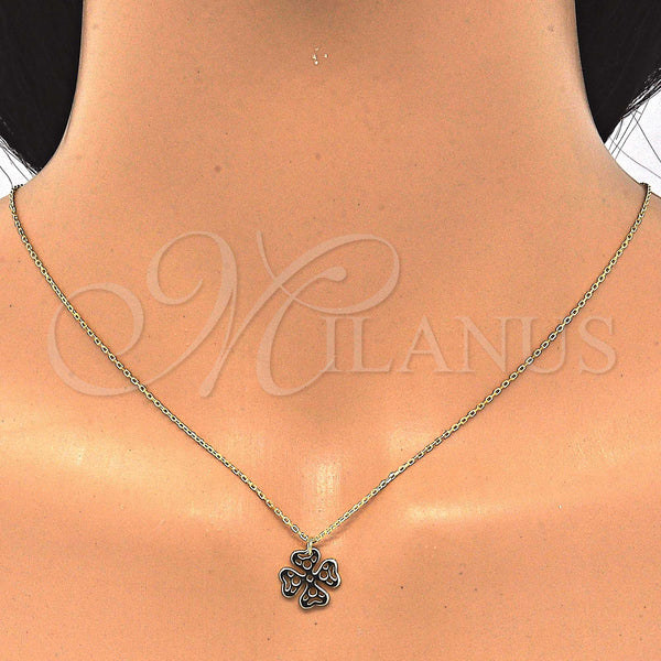 Sterling Silver Necklace — Pendant Necklace Polished 04. 01 MM Thickness 16 — alternate product view — SKU 123267 | Plata 925 collar — Pendant Necklace pulido 04. 01 MM Thickness 16 — SKU 123267