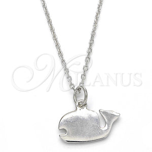 Sterling Silver Necklace — Pendant Necklace Polished 04. 01 MM Thickness 16 — main product view — SKU 123270 | Plata 925 collar — Pendant Necklace pulido 04. 01 MM Thickness 16 — SKU 123270