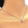 Sterling Silver Pendant Necklace, Elephant Design, Polished, Golden Finish, 04.337.0010.1.16 (01 MM Thickness, 16 Inches Length)