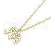 Sterling Silver Pendant Necklace, Elephant Design, Polished, Golden Finish, 04.337.0010.1.16 (01 MM Thickness, 16 Inches Length)