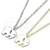 Sterling Silver Pendant Necklace, Elephant Design, Polished, Rhodium Finish, 04.337.0014.16 (01 MM Thickness, 16 Inches Length)