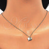 Sterling Silver Pendant Necklace, Elephant Design, Polished, Golden Finish, 04.337.0014.1.16 (01 MM Thickness, 16 Inches Length)