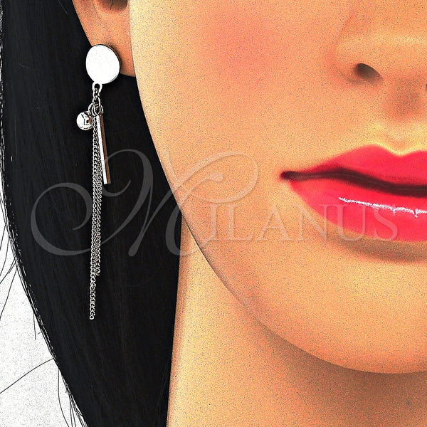 Sterling Silver Ring — Long Earring Polished 02. — alternate product view — SKU 123361 | Plata 925 anillo — Long Earring pulido 02. — SKU 123361