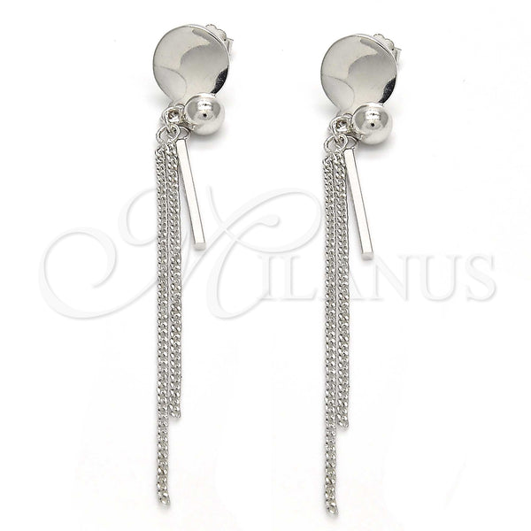 Sterling Silver Ring — Long Earring Polished 02. — main product view — SKU 123361 | Plata 925 anillo — Long Earring pulido 02. — SKU 123361