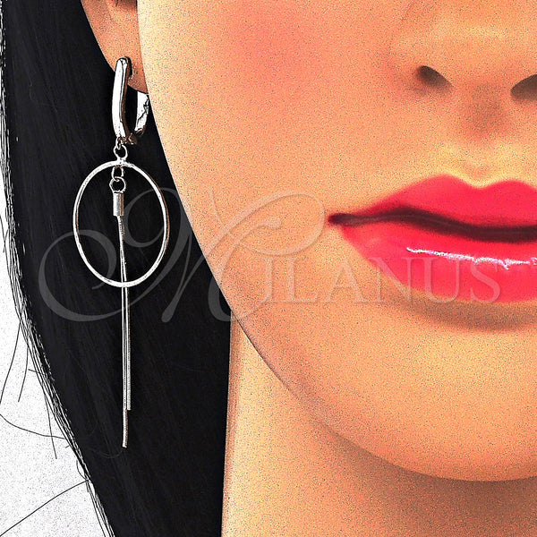 Sterling Silver Ring — Long Earring Polished 02. — alternate product view — SKU 123367 | Plata 925 anillo — Long Earring pulido 02. — SKU 123367